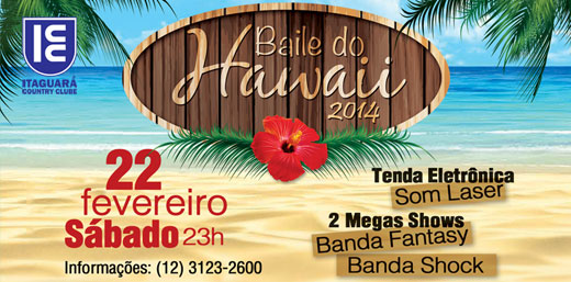 Baile do Hawaii 2014 no Itaguará